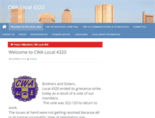 Tablet Screenshot of cwa4320.org